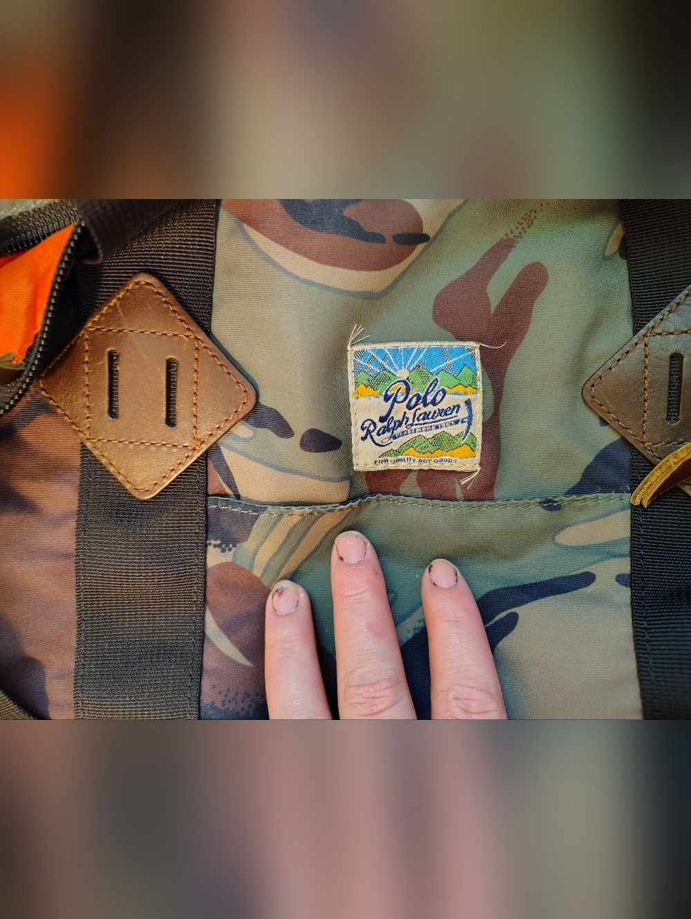 Polo Ralph Lauren Camo Light Weight Mountain Duffle Bag For Sale!!